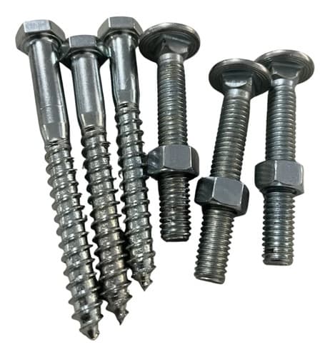 Par De Dobradiça Ferradura Forjada 250mm + Parafuso 3/8