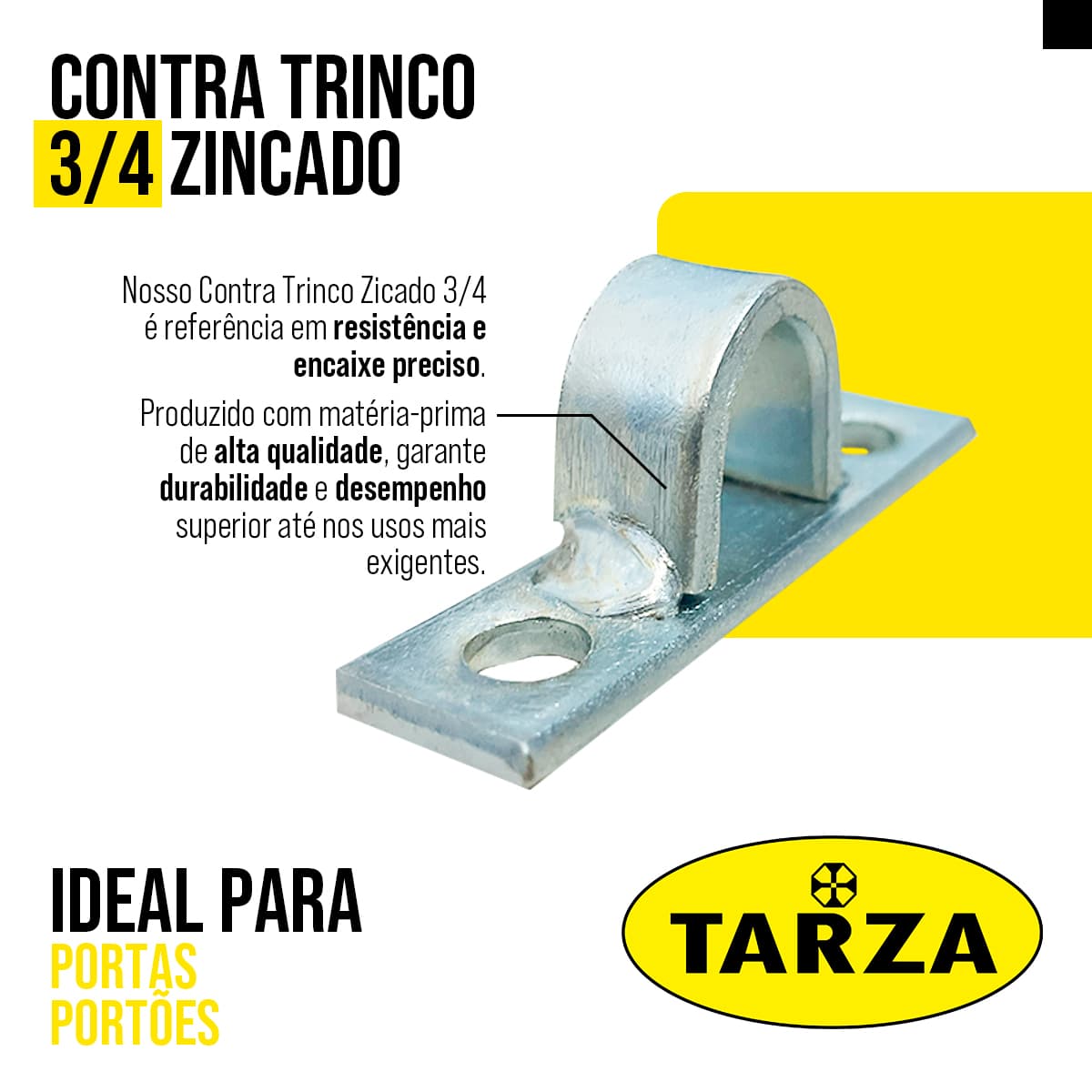 ENCAIXE PARA TRANCA 3/4
