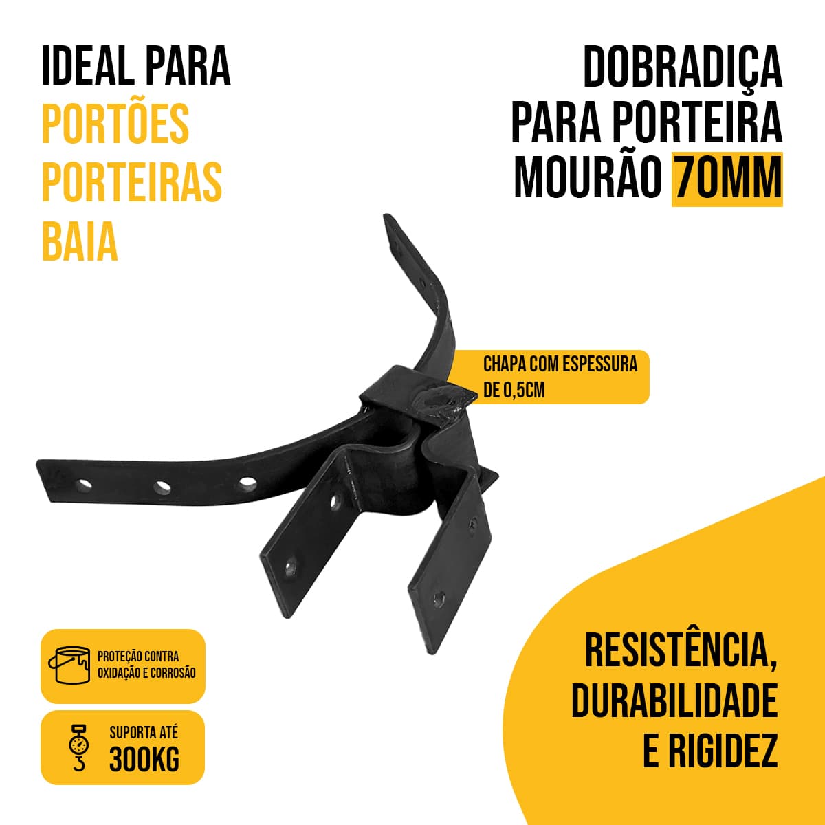 DOBRADIÇA MOURÃO 70MM