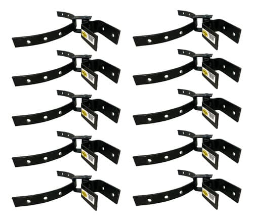 10 Un Dobradiça Para Porteira Mourão 70mm Aço Forjado Tarza