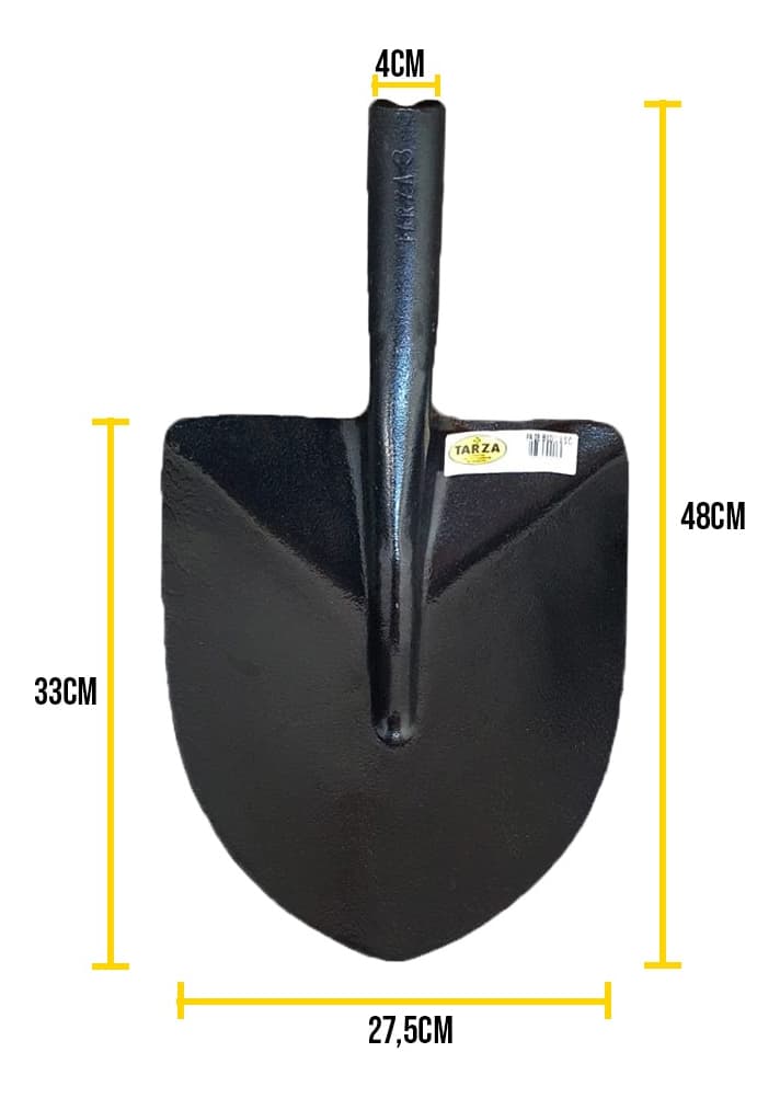 Pá De Bico Nº4 Sem Cabo Forjada Tarza