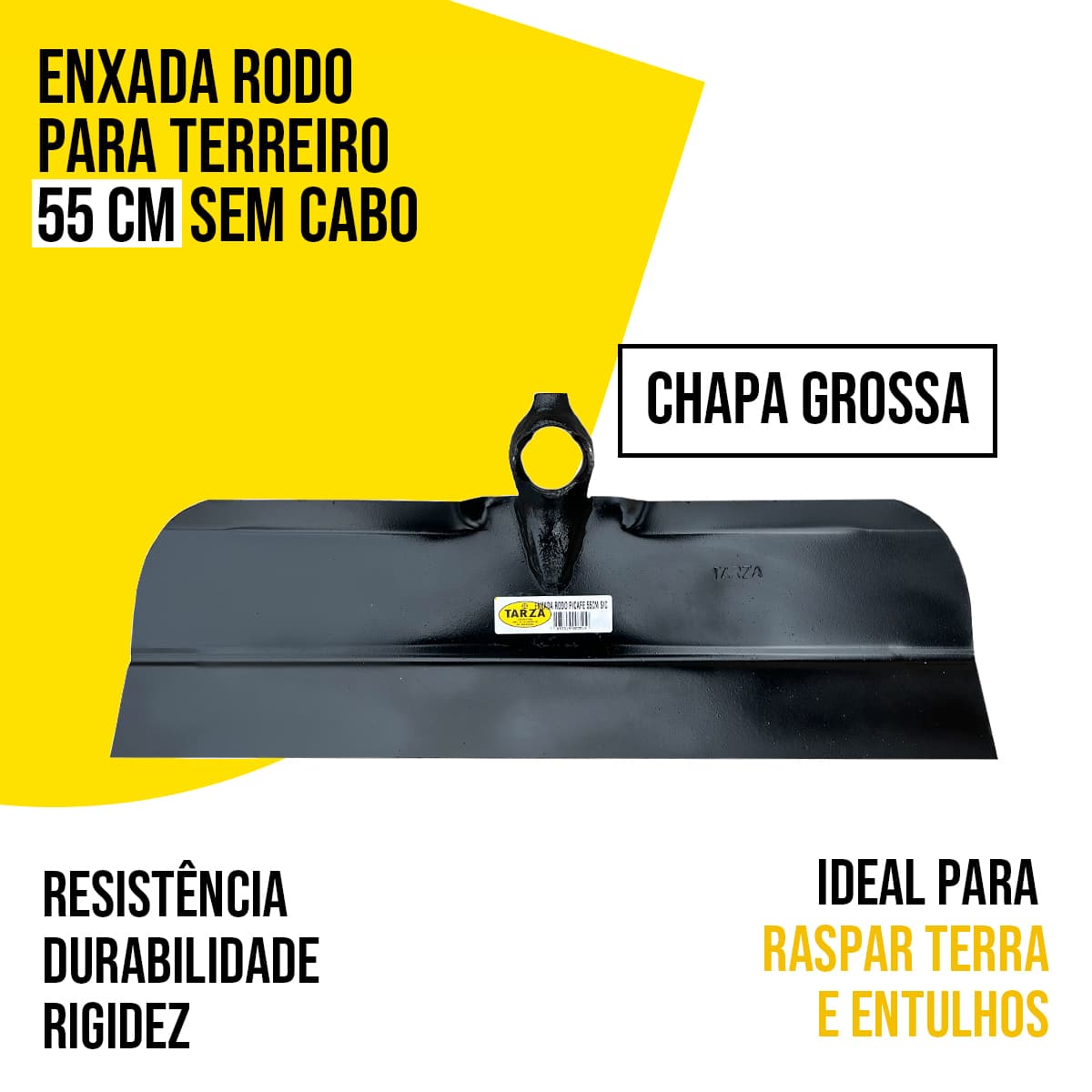 Enxada Rodo Estampada Tarza Sem Cabo 55 cm