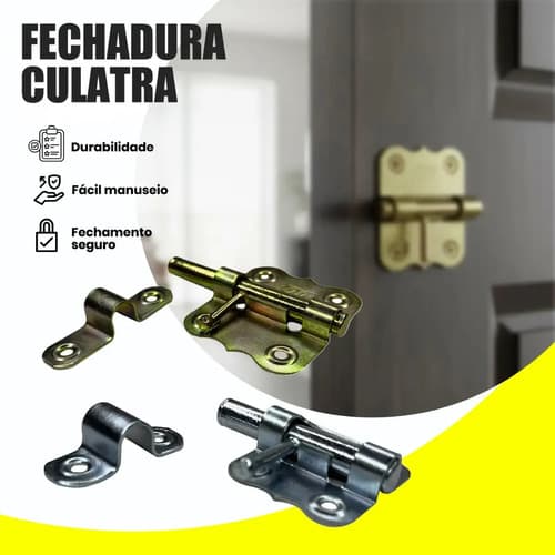 6 Un Tarjeta 1.5  Trinquinho Trinco Bicro Dourado-escuro