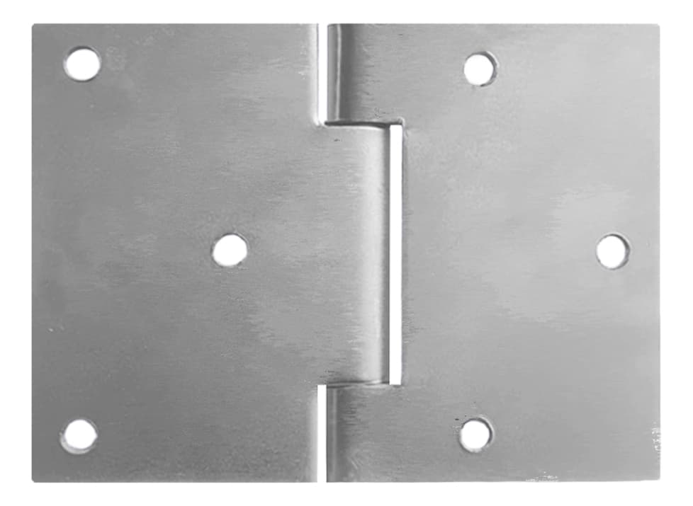 Dobradiça Quadrada Nº 01 Aço Furo 5/16 Tarza