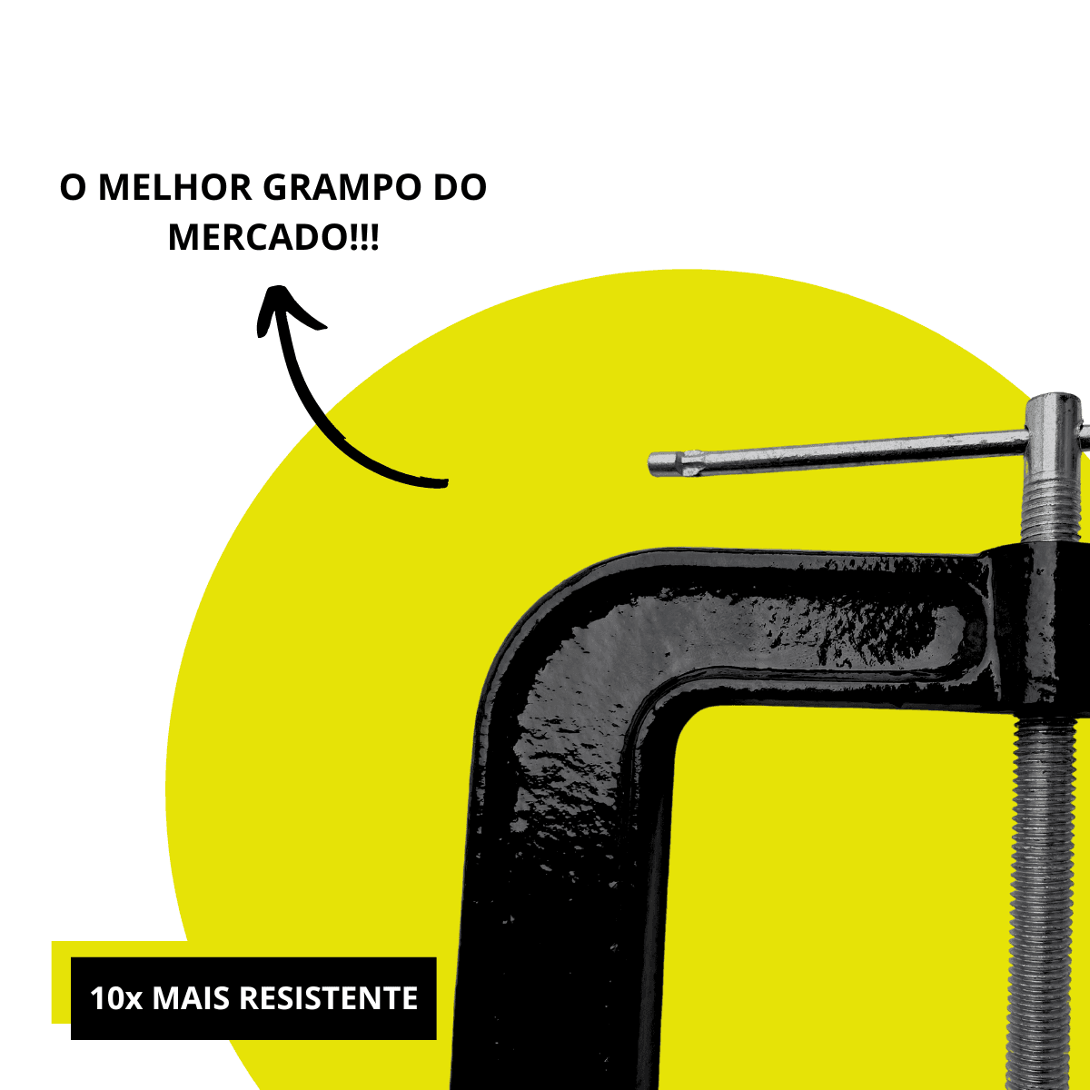 2 Un Grampo Sargento Marceneiro Tipo C Leve 8” Pol TARZA