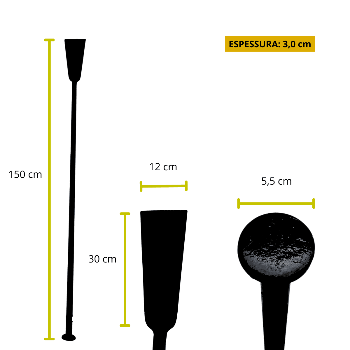 Cavadeira Inteiriça De Cabo  1" x 1,5 M Tarza Larga
