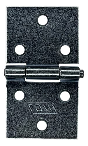 6 Un Dobradiça Quadrada P/ Baú 1,50  3,8cm Loth Galvanizada