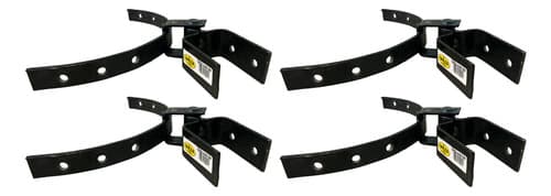 4 Un Dobradiça Para Porteira Mourão 70mm Aço Forjado Tarza