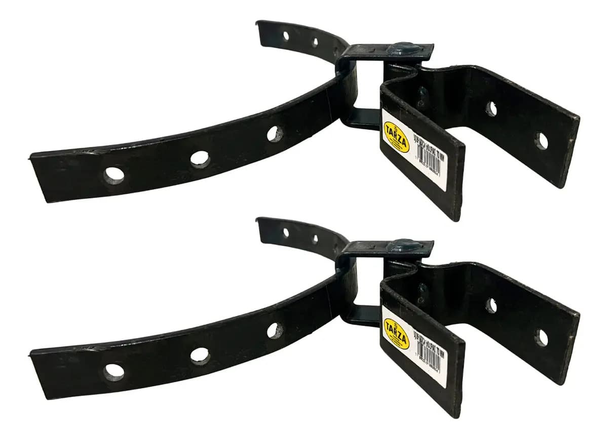 Par De Dobradiça Porteira Mourão Forjada Tarza 70mm