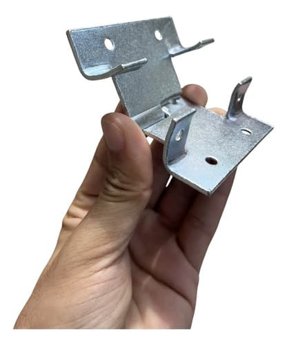 3 Dobradiças Veneziana Zincada 7cm Para Janelas E Venezianas