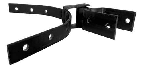 6 Un Dobradiça P/ Porteira Mourão 70mm Robusta Chapa Grossa