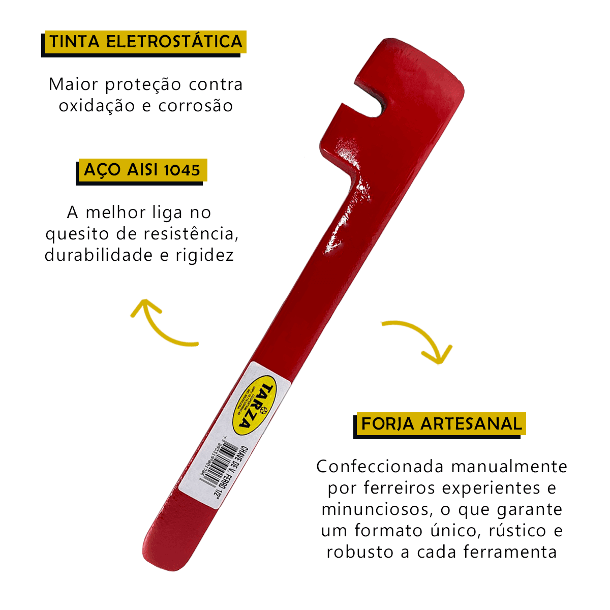 Chave De Virar Ferro/ Estribo 1/2  Forjada Tarza