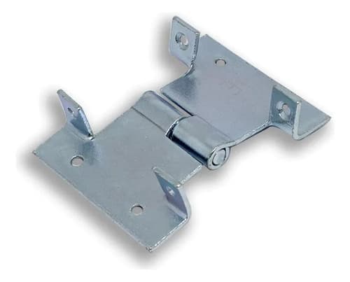 3 Dobradiças Veneziana Zincada 7cm Para Janelas E Venezianas