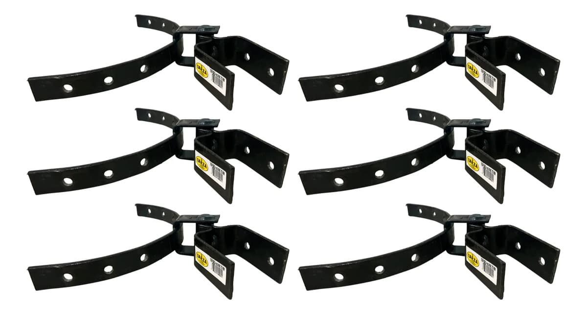 Dobradiça Para Porteira Mourão Forjada Tarza 70mm 6un
