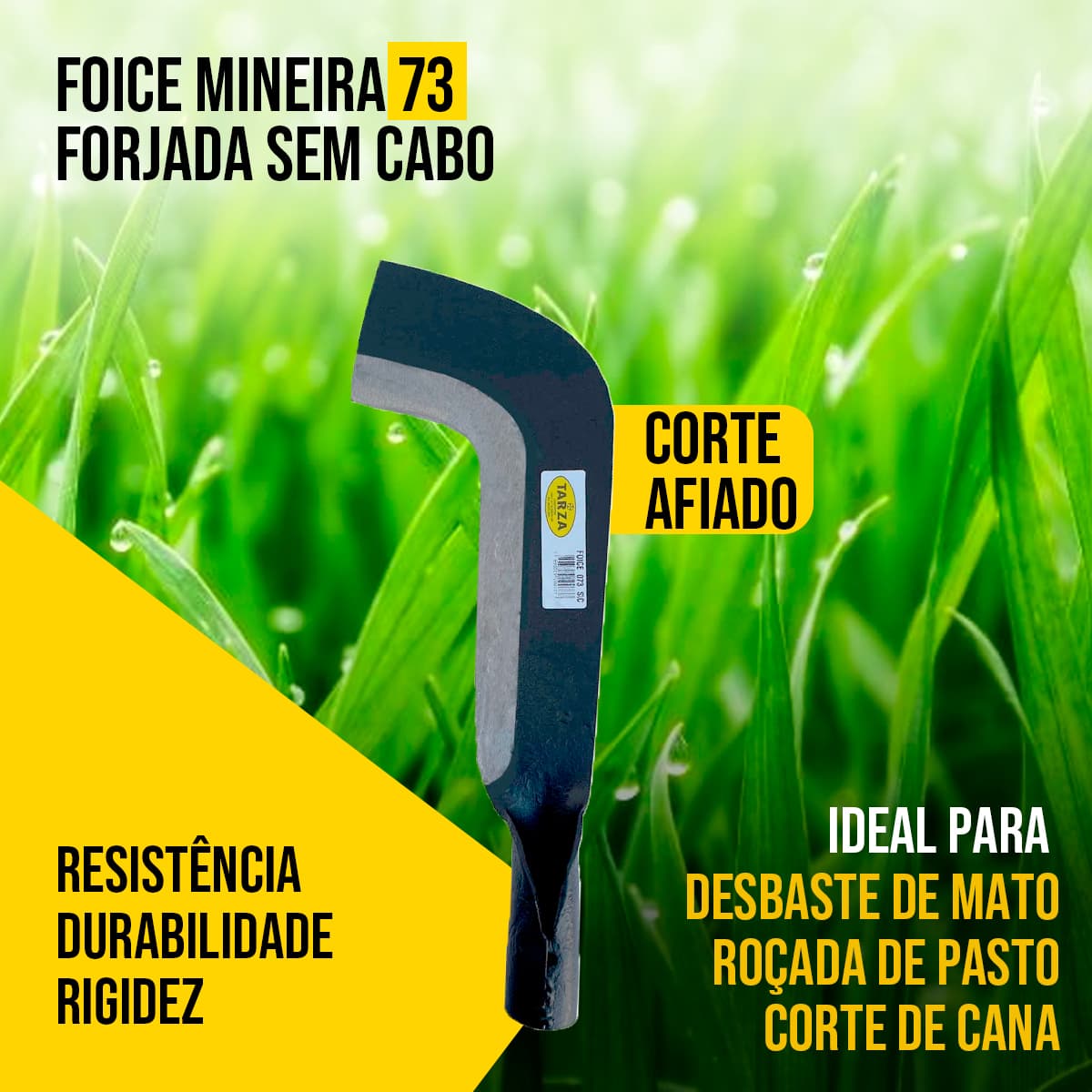 Foice 73 Mineira Sem Cabo