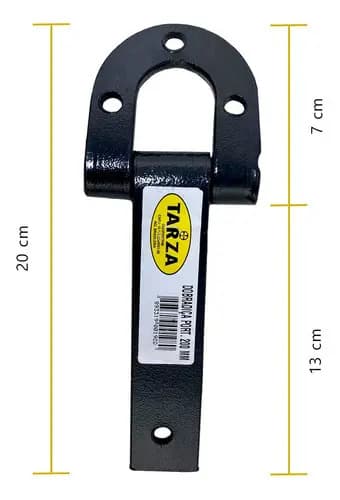 Kit 6 Dobradiça Para Porteira Ferradura Forjada 200mm Tarza
