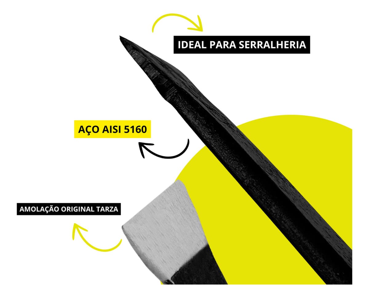 Talhadeira  Chata 1/2" X 10 Aço