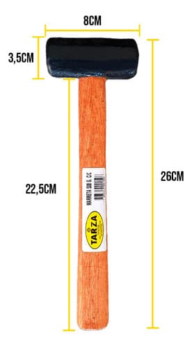 Marreta 500g + Talhadeira 10  Tarza