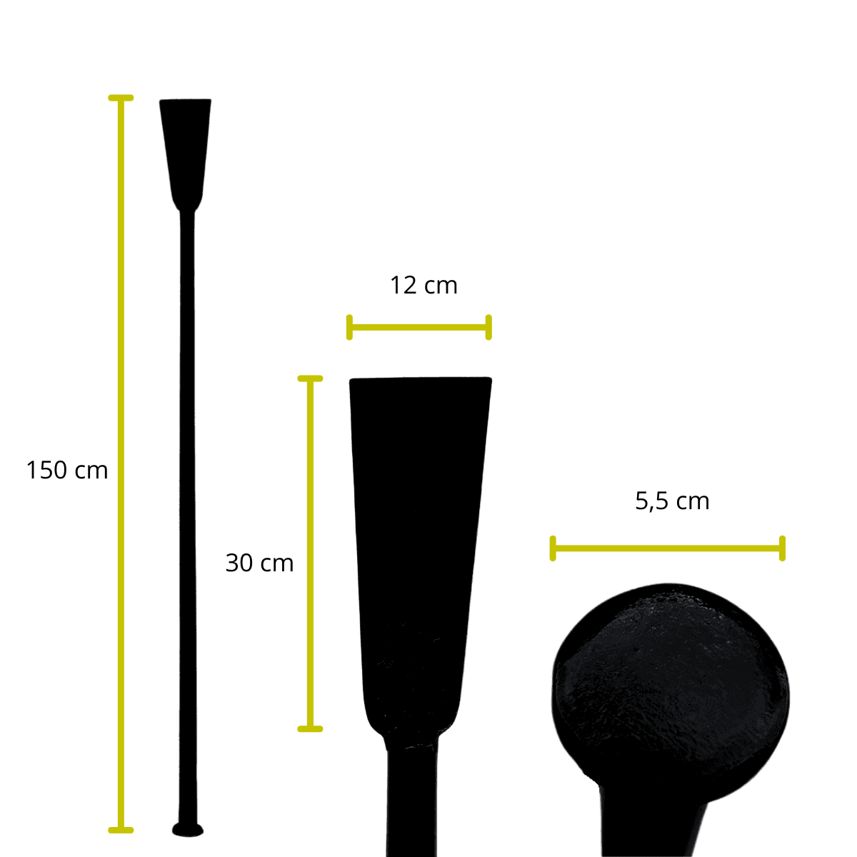 Cavadeira Inteiriça  Cabo  3/4 x 1,5 M Tarza Larga