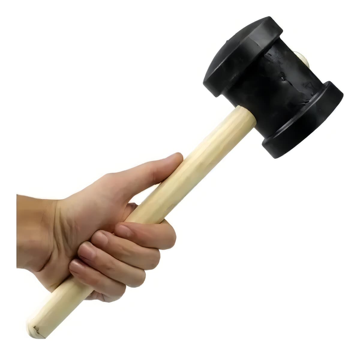 Martelo De Borracha 560g 80mm Preto Para Azulejista
