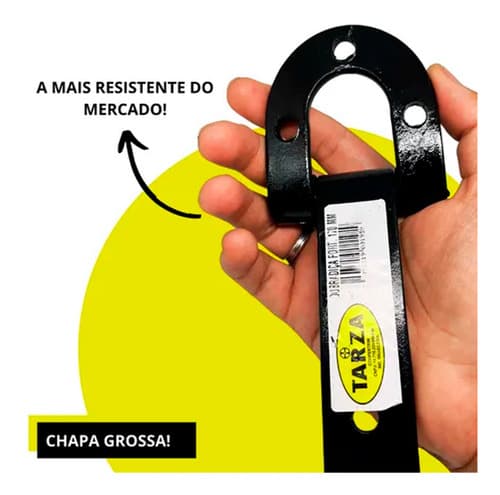 24un Dobradiça Ferradura 170mm Forjada Tarza