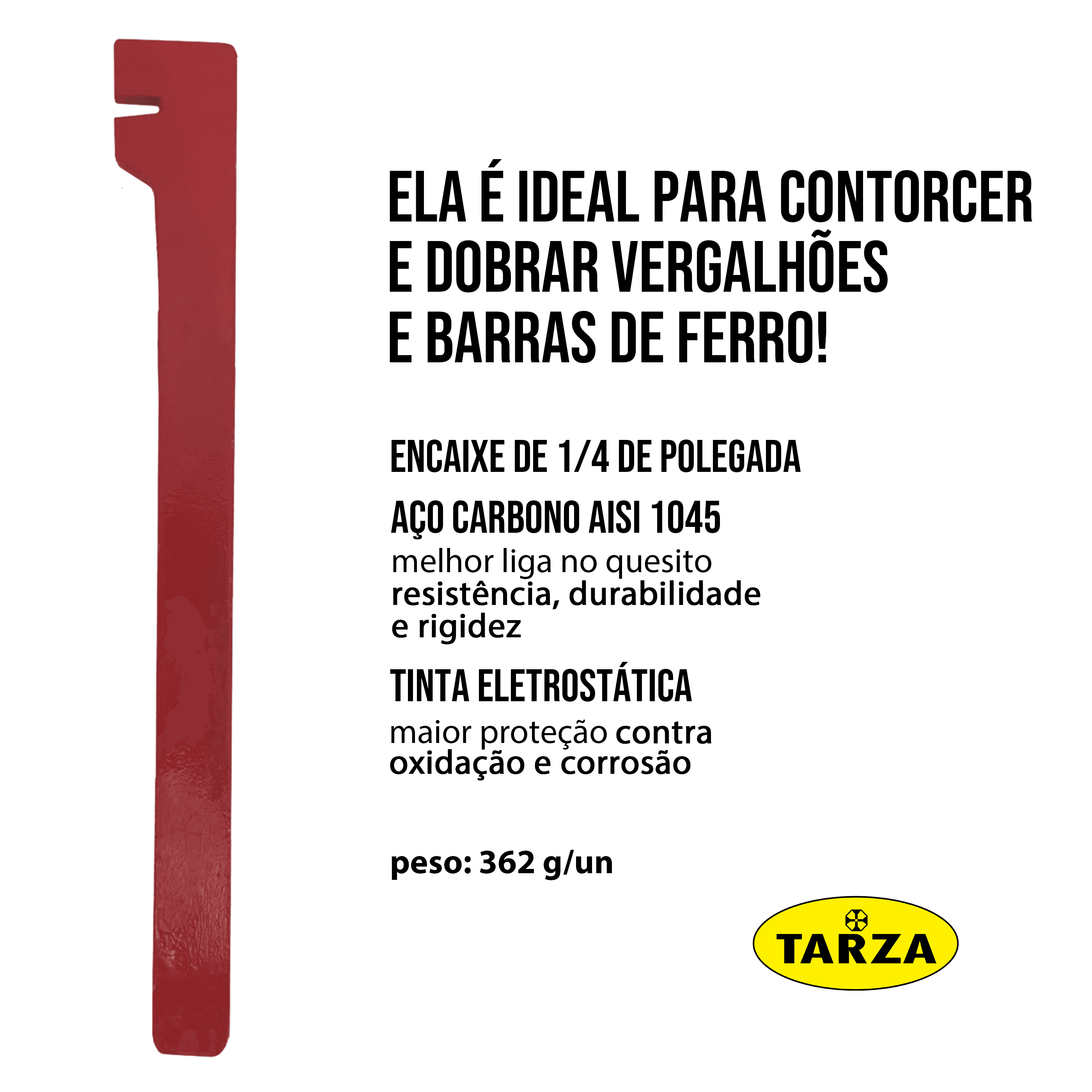 2x Chave De Virar Ferro Estribo 1/2 + 1/4  Forjada Tarza