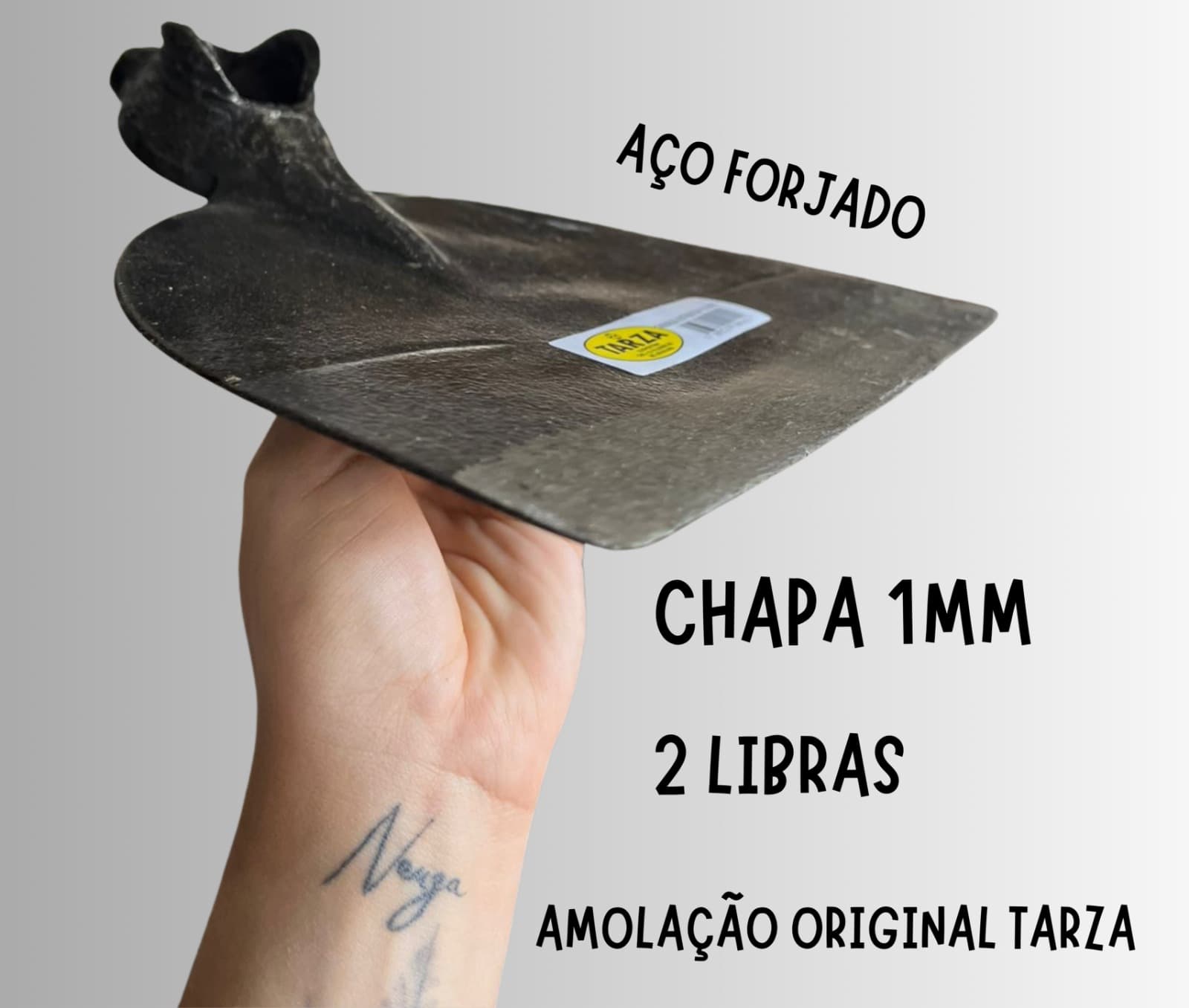 Enxada Estreita 1.5 Amolada Sem Cabo TARZA