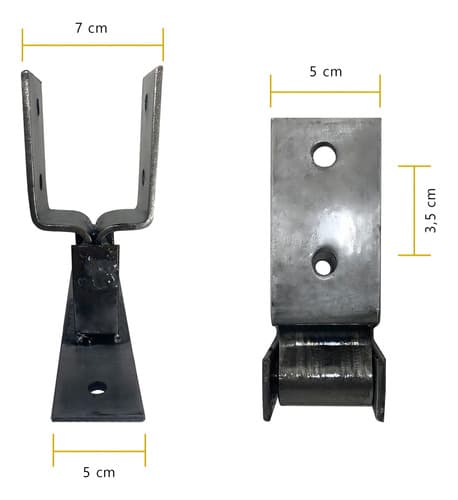 28un Dobradiça H70mm Forjado Tarza