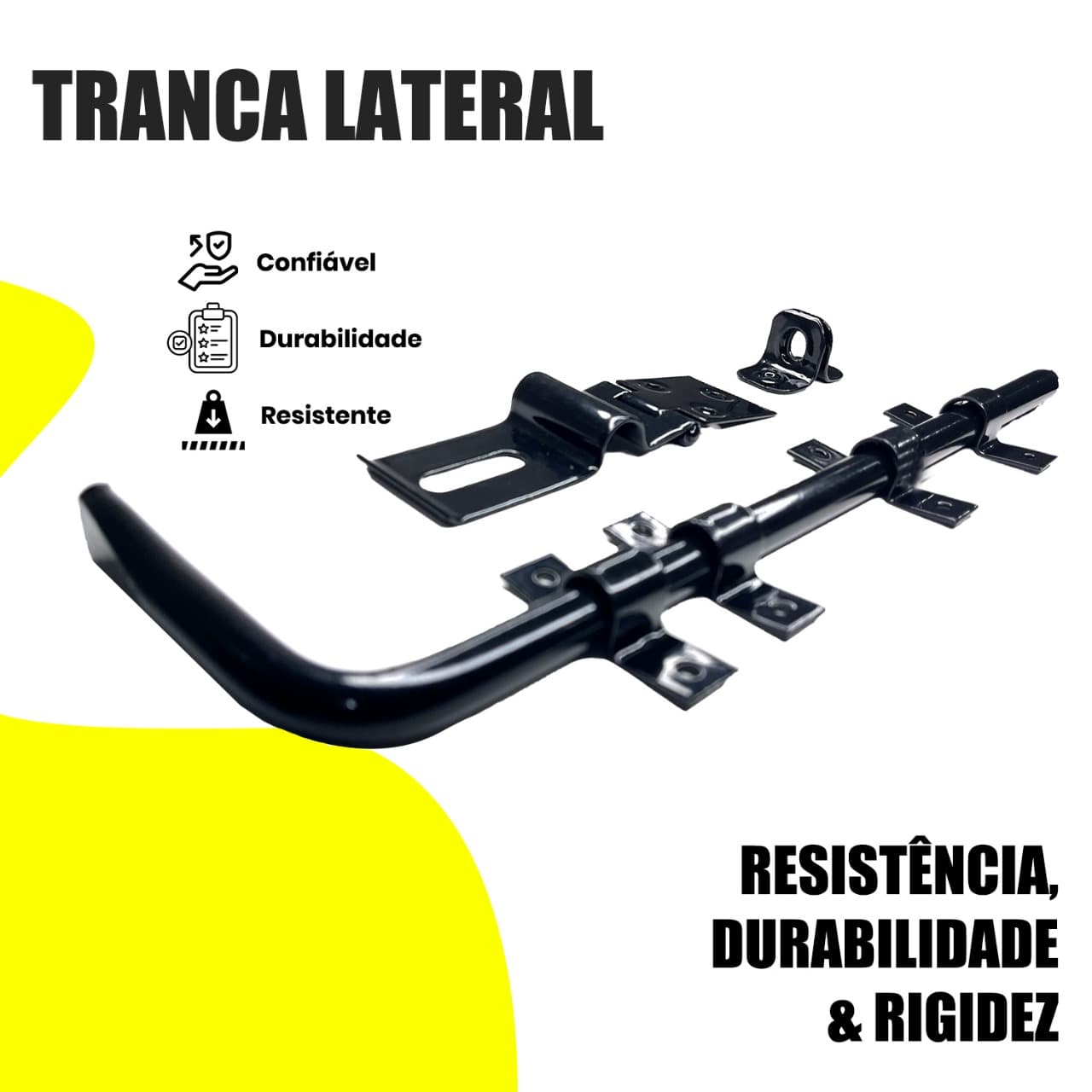 Trinco De Correr Com Alça E Trava P/ Cadeado 30cm MAIS CARA