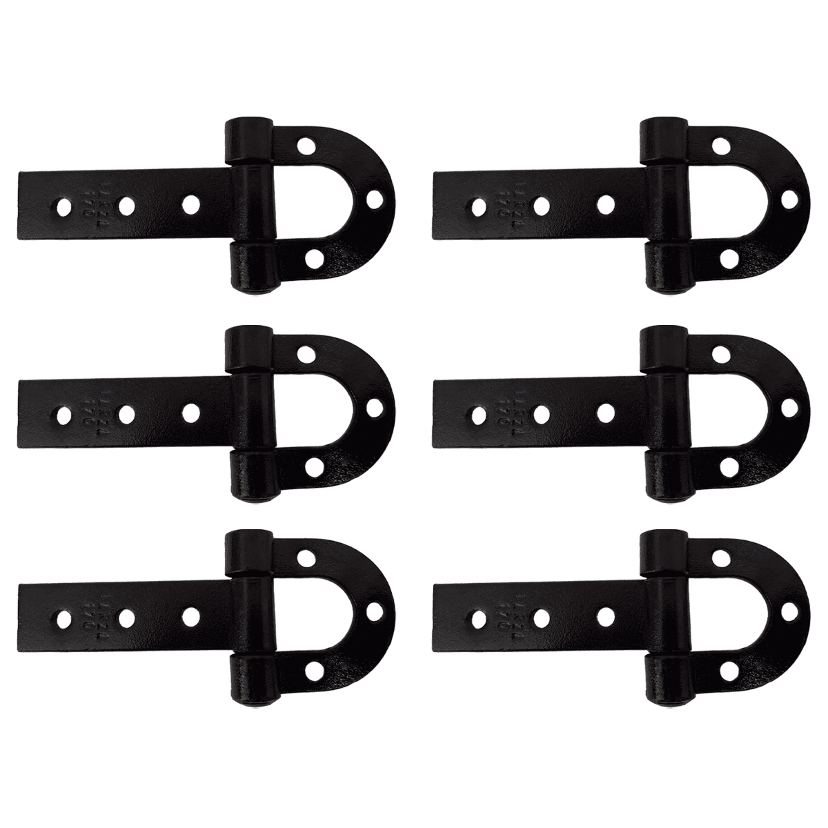 Dobradiça Porteira Ferradura Forjada 170mm Tarza 6un