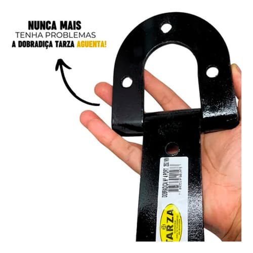 50un Tranca Metralhadora 30un Dobradiça Ferradura 250mm