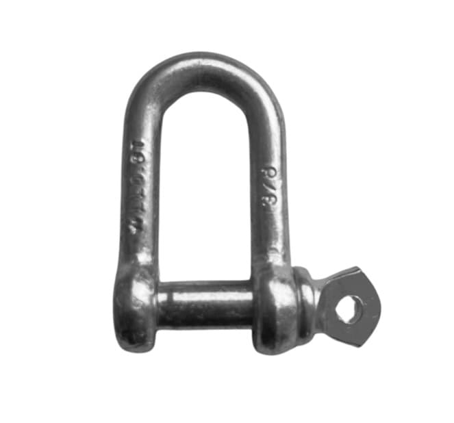 Manilha Reta Forjada Corpo 3/8 Pino Para 3/8