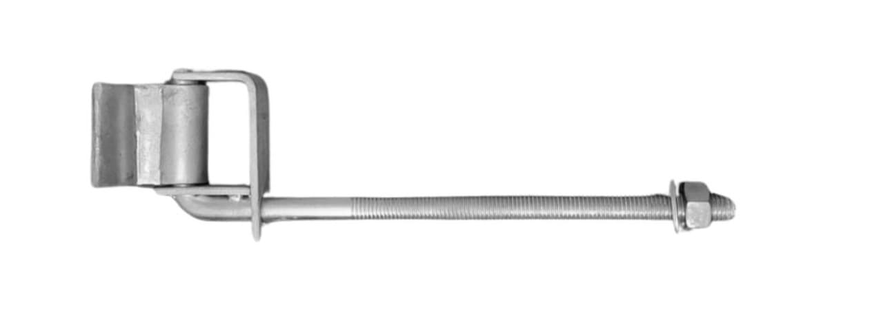 Dobradiça Para Porteira Tubo Redondo Rústica 1/4 x 2.1/2"