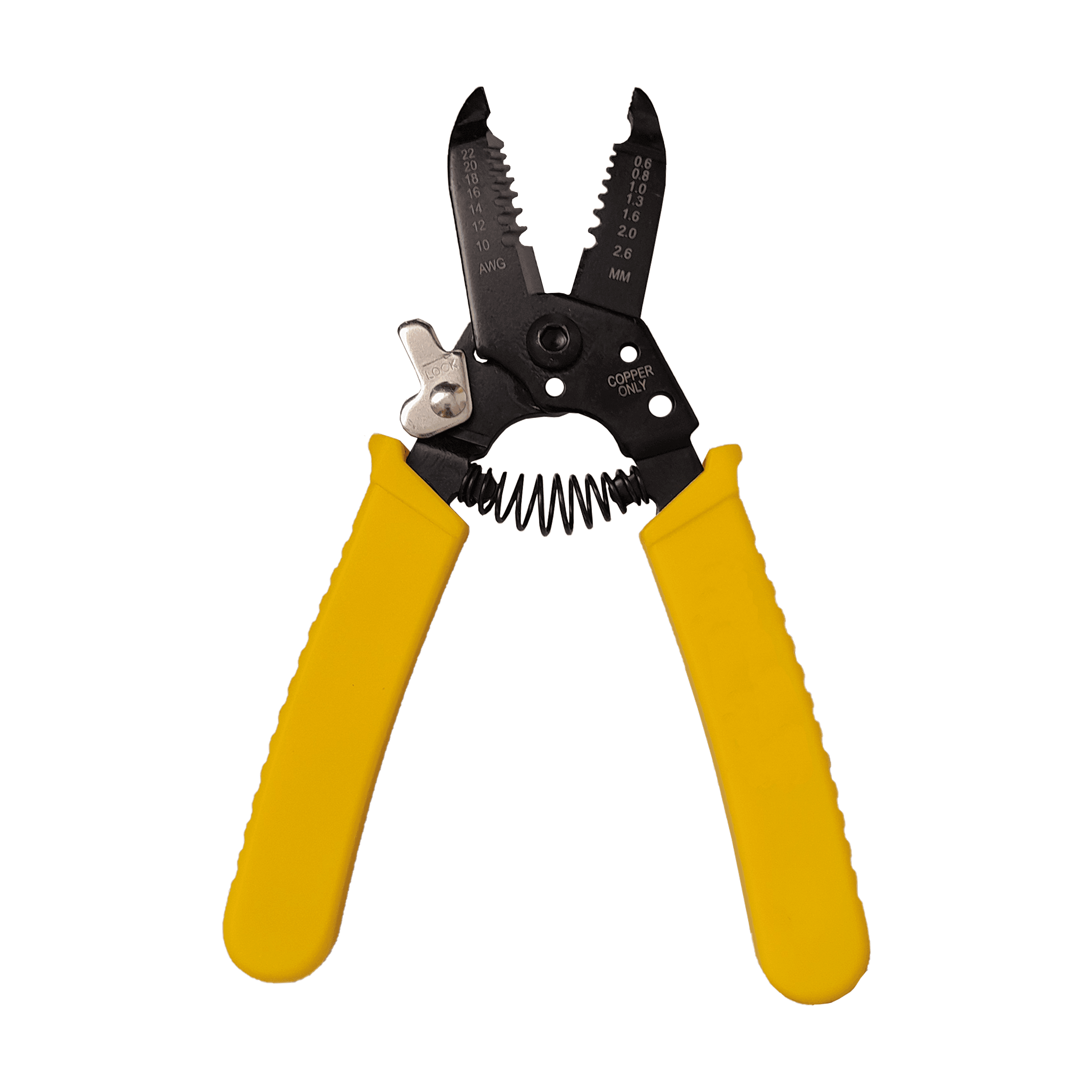Alicate Decapador Cortador de Fio Cabos de 0,6 mm à 2,6 mm