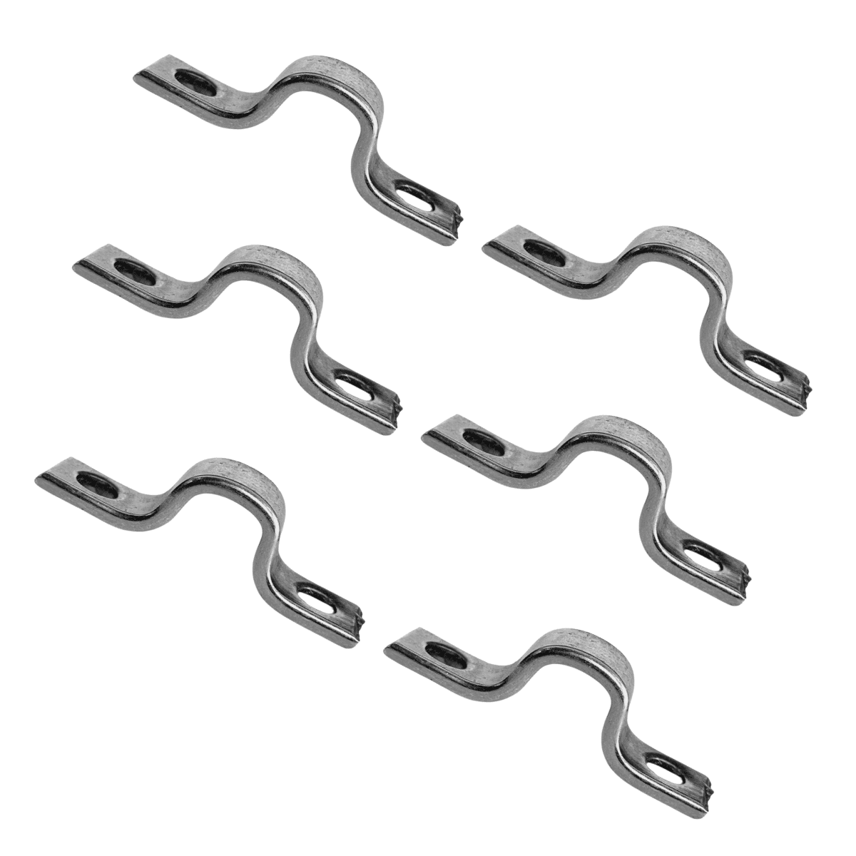6UN ENCAIXE CONTRA TRINCO ABRAÇADEIRA ALÇA PARA TRANCAS 3/8"