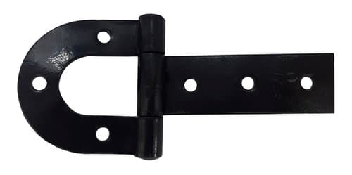 Dobradiça Para Porteira Ferradura Forjada 250mm Tarza