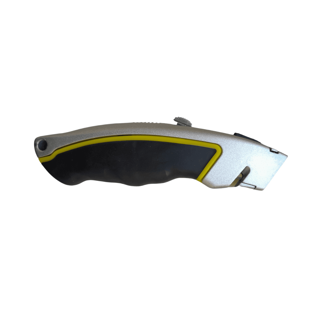 Estilete Metal Emborrachado Trapezoidal 18mm Com 5 Lâminas