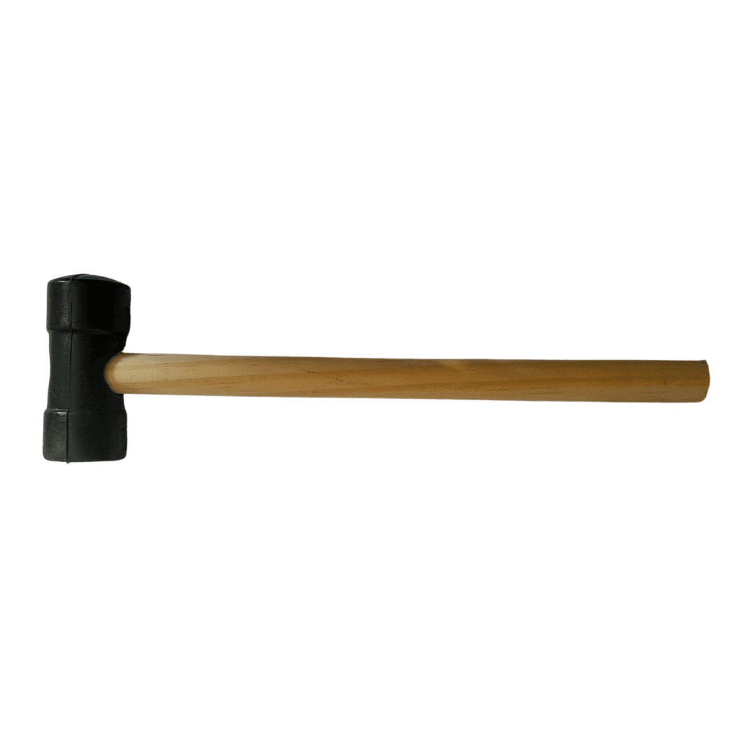 Martelo Azulejista Borracha Preto 40 mm