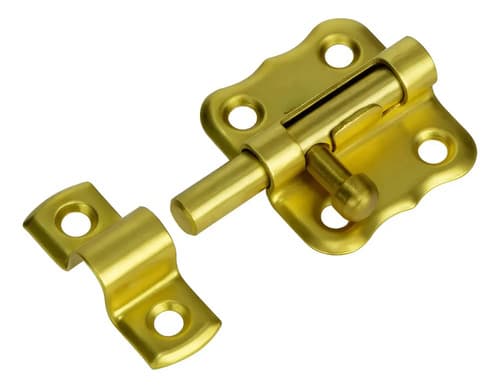6 Un Tarjeta 1.5 Trinquinho Trinco Bicro Dourado-escuro