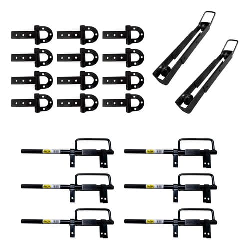 12u Dobradiça 170mm 6u Metralhadora 2u Carrinho De Tronco