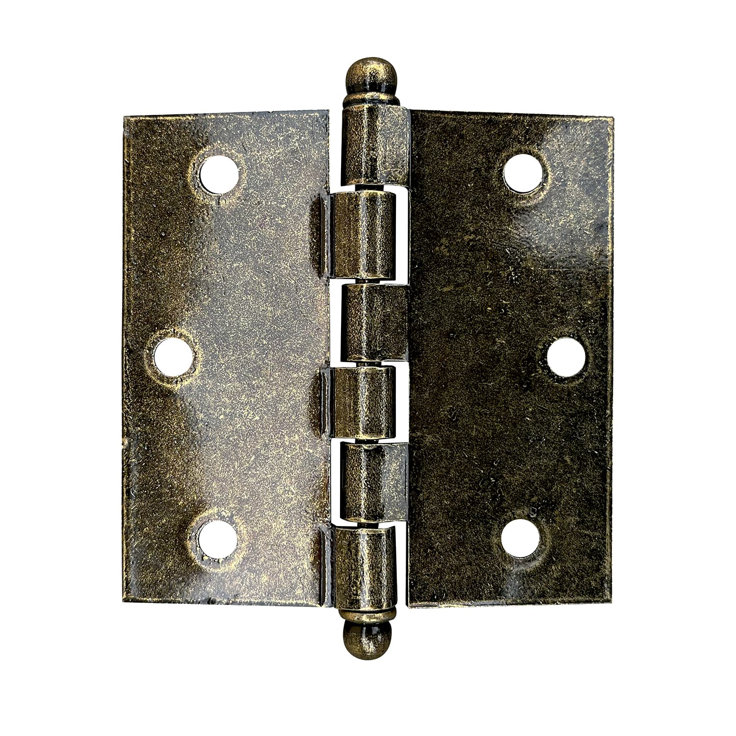 Dobradiça de Pino Bola 3" x 3 cm Real Ouro Velho