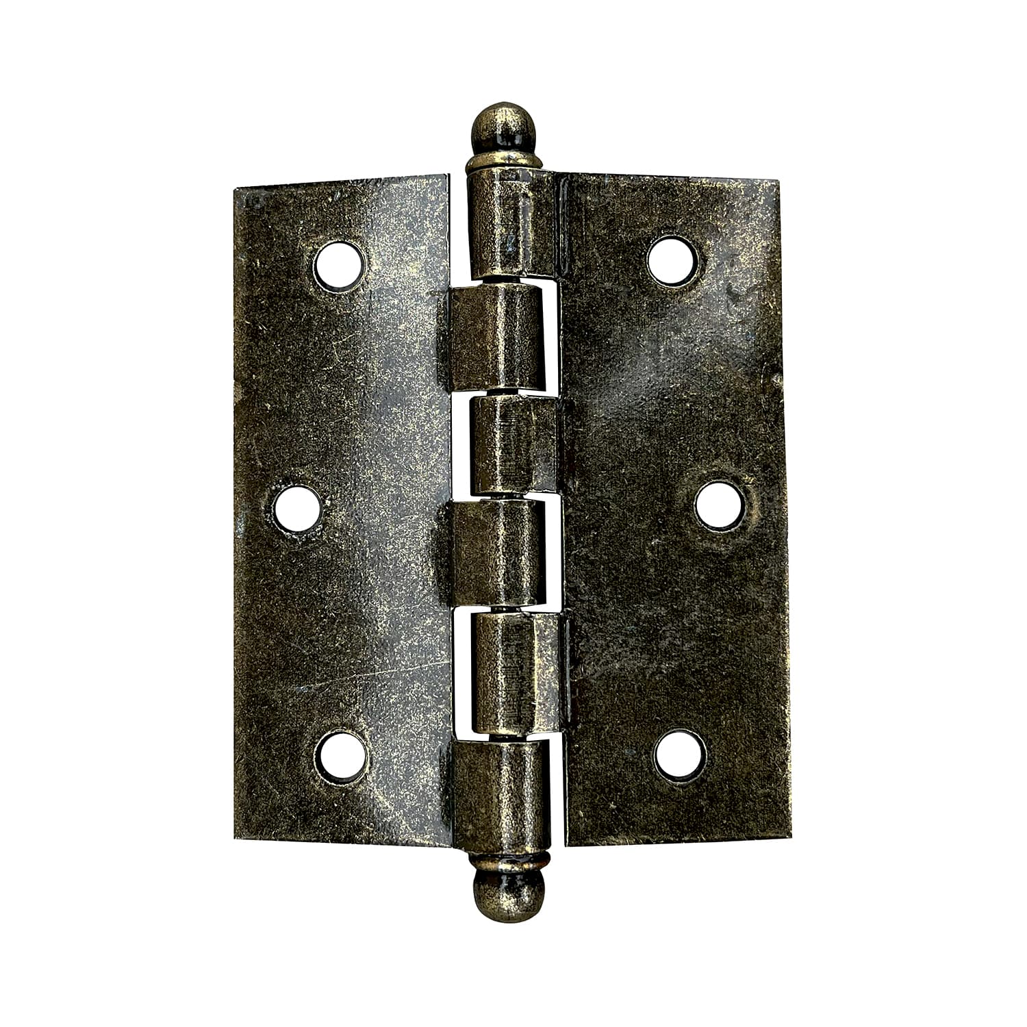 Dobradiça de Pino Bola 3" x 2,5 cm Real Ouro Velho