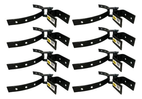 8 Un Dobradiça Para Porteira Mourão 70mm Aço Forjado Tarza