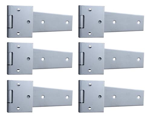 6 Un Dobradiça Leme 6 150mm Suporta 150 Kg Galvanizada