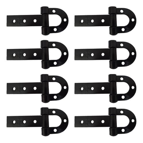 8un Dobradiça Ferradura Aço Forjado Chapa Grossa 170mm Tarza