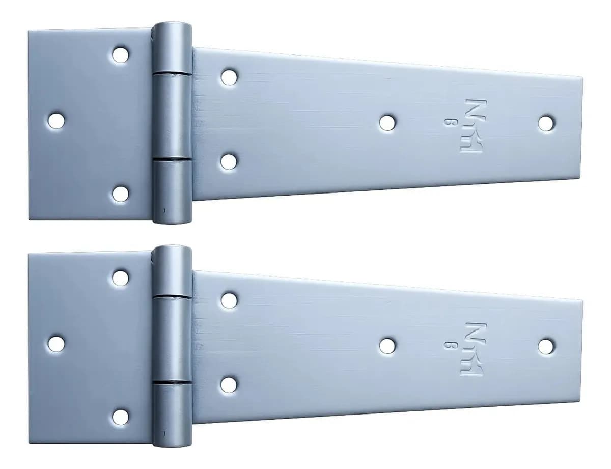 Par de Dobradiça Leme 6 Polegadas 150mm Suporta 150 kg TARZA