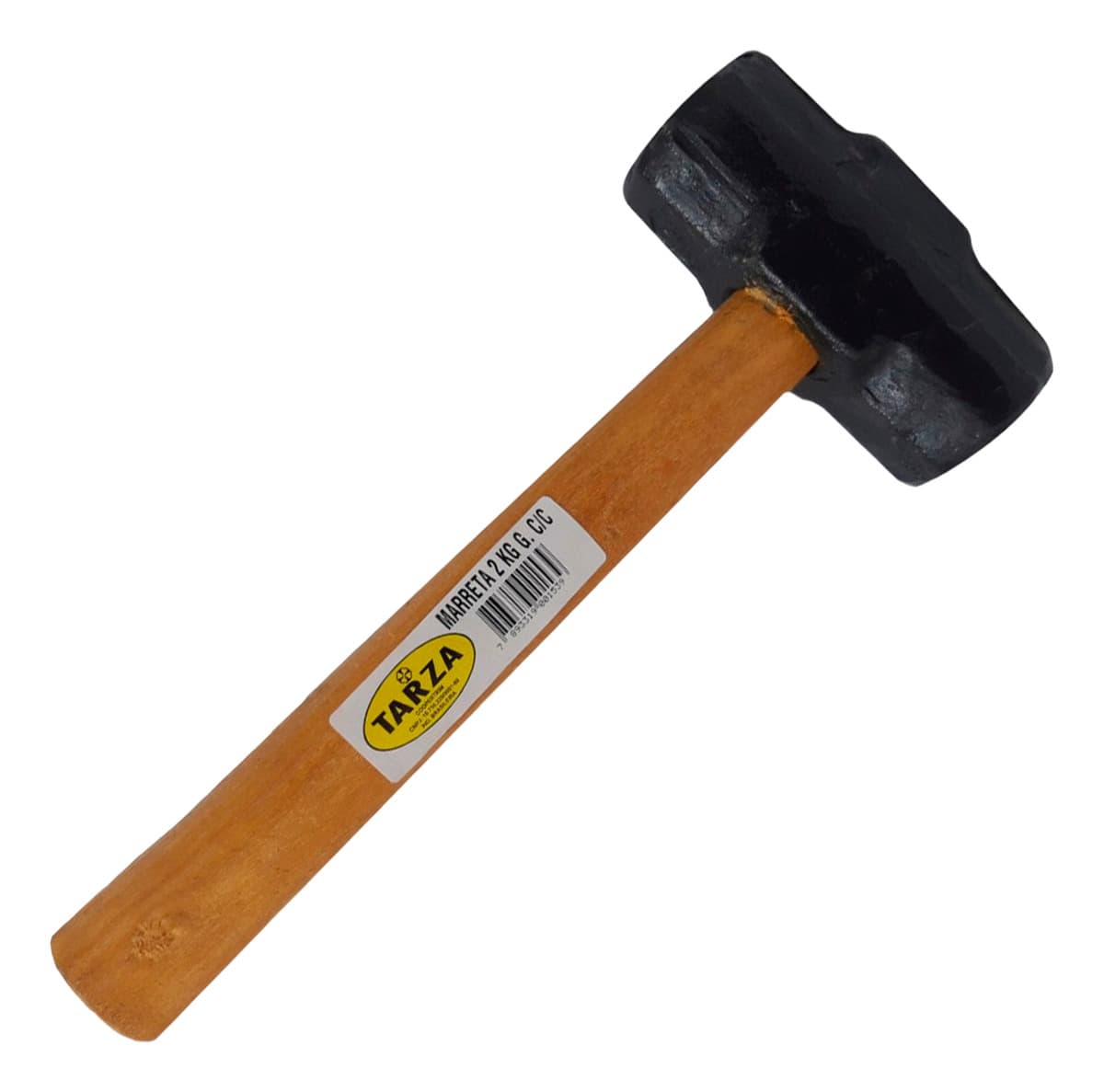 Marreta 2kg Rústica Forjada Tarza Com Cabo